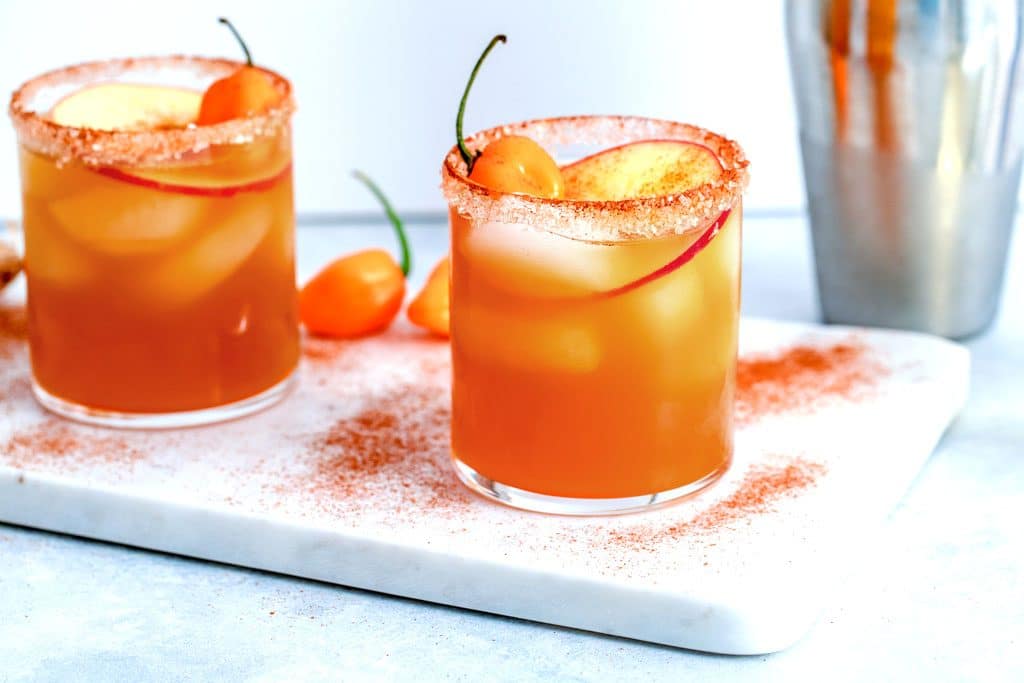 Sweet Heat Scotch Bonnet Apple Cider Rum Cocktail
