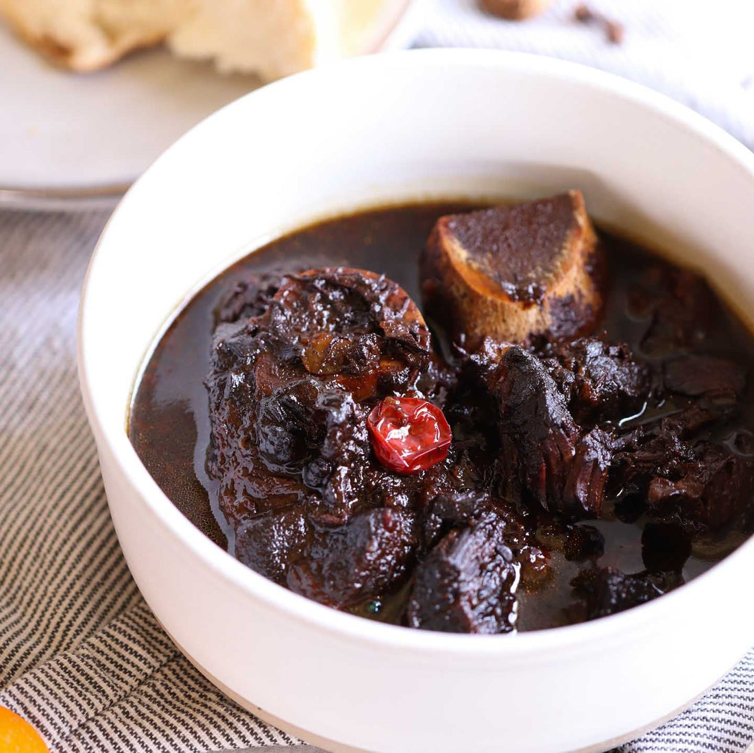 Guyanese Pepper Pot with Scorched Bonnets Sweet Heat Pepper Spread