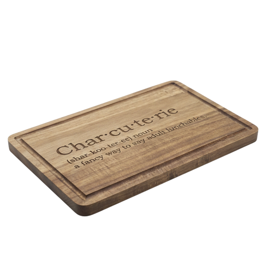 Custom Engraved Charcuterie Board – 15.7" x 7.8"
